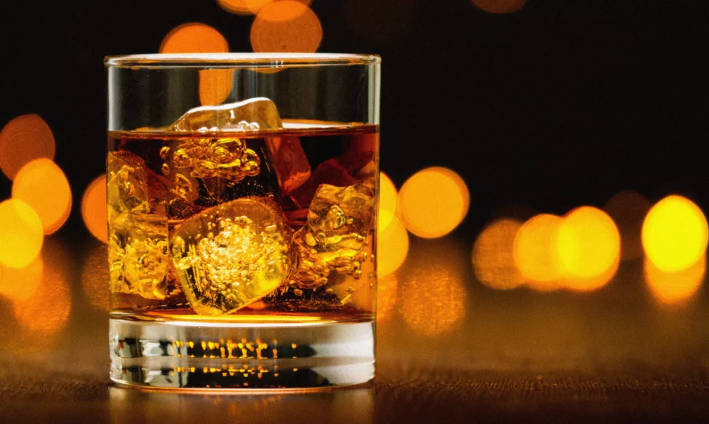 Whiskey sales at bars and restaurants